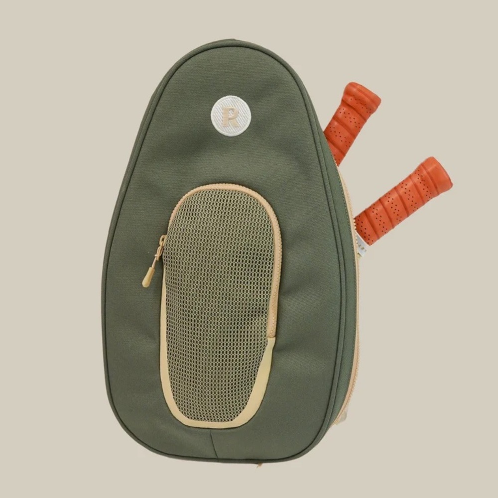 Recess Rally Bag.  Pickleball bag in green polyester.